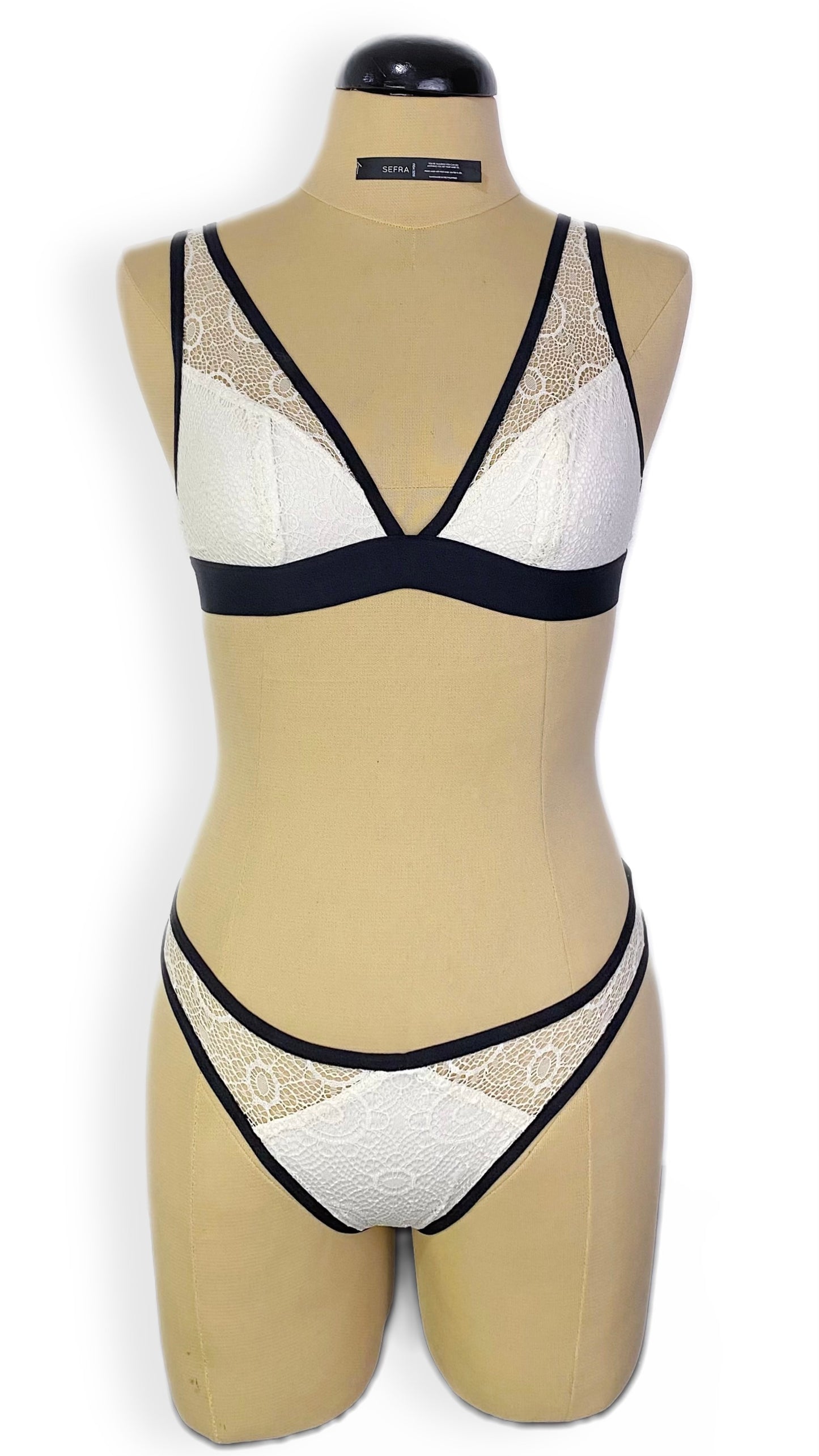 Sefra handmade bespoke size you inclusive size lingerie Philippines lace bralette